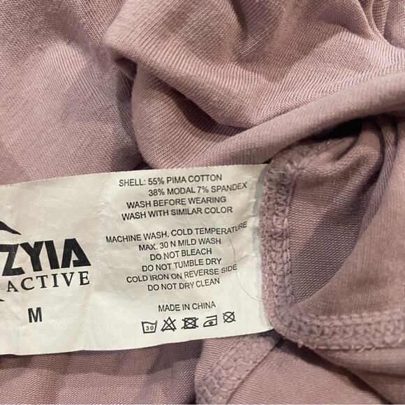 Zyia Lilac Front Tie Tank Top - Picture 9 of 9